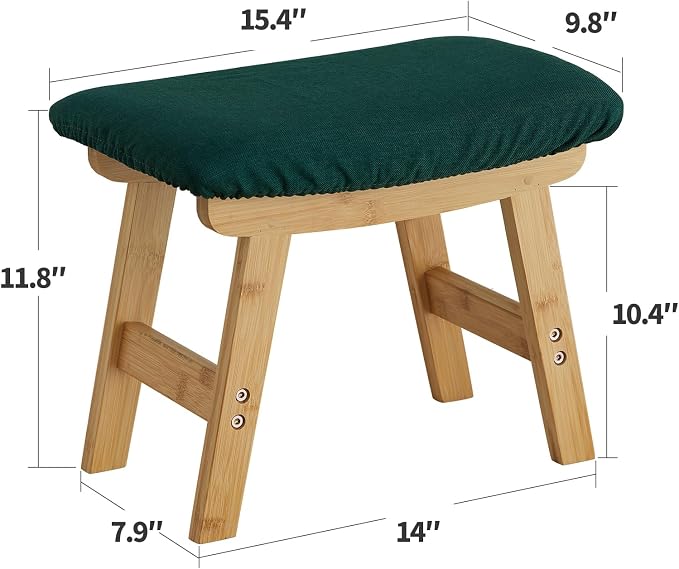 Foot Stool Ottoman Foot Rest Under Desk, Small Stool - Image 3