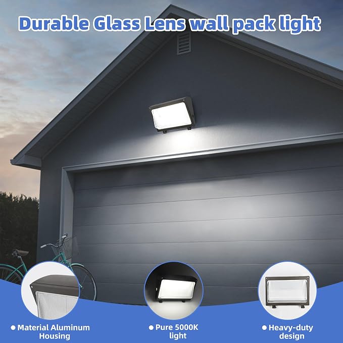 hykolity 120W LED Wall Pack Light - Image 4