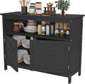 HIPS All-Weather Outdoor Storage Cabinet, Outdoor Sideboard by CONGFUTT