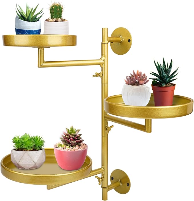 Rotating Window Plant Shelves by Unknown