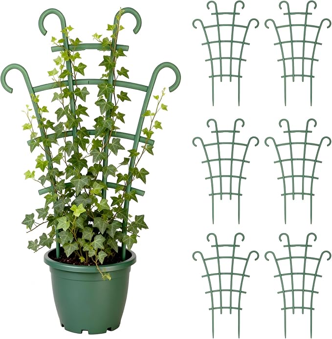 Plant Support Stakes, Stackable Plant Trellis by Unknown
