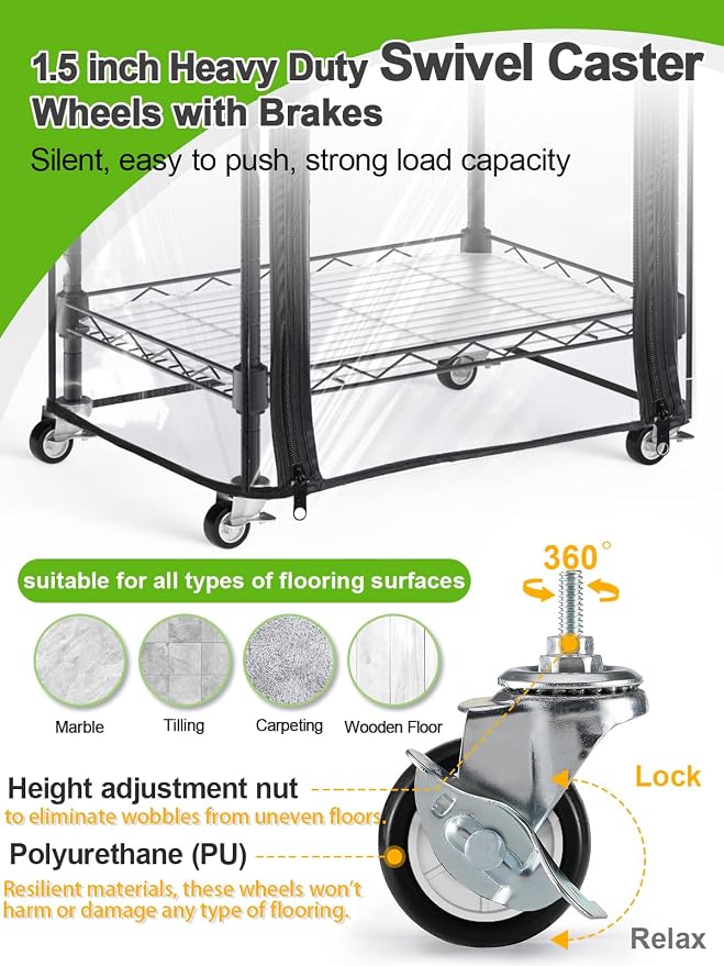 Abimars 5-Tier Mini Greenhouse - Image 4
