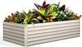GarveeLife 8x4x2 ft Galvanized Raised Garden Bed, Rust-Resistant Raised Garden by GarveeLife