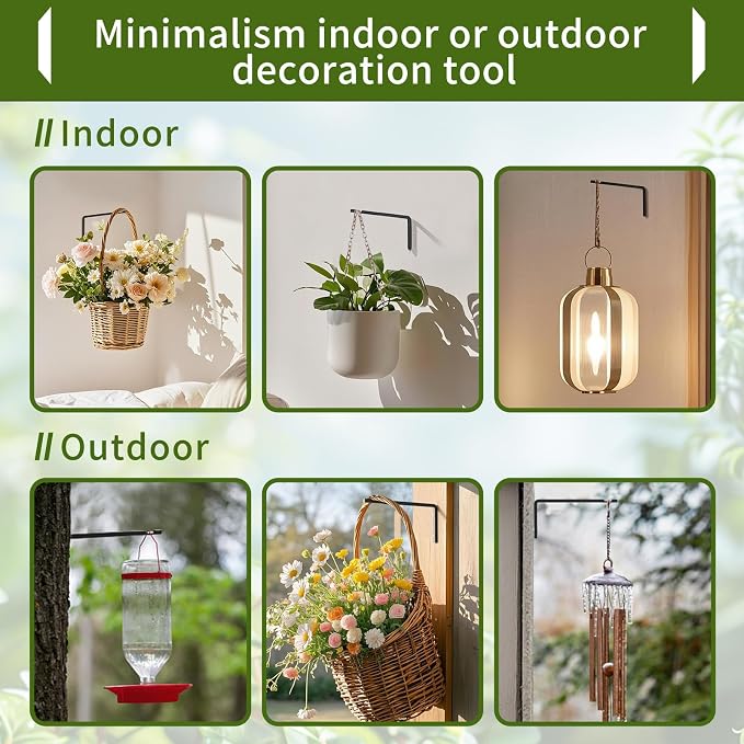 2 Pack 8 Inch Plant Hanger Hooks - Image 3