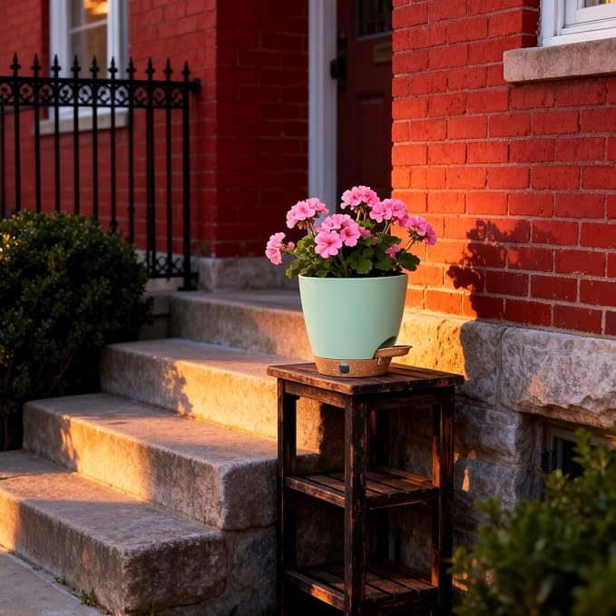 Self-Watering Plant Pots for Indoor Plants: 5/6 Inch Plastic Planter - Image 7