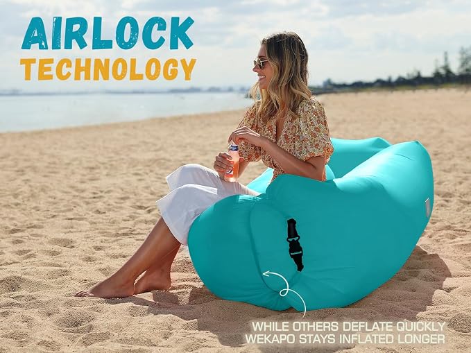 WEKAPO Inflatable Couch Air Lounger Chair - Image 5