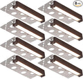 LEONLITE 8-Pack 7 Inch LED Hardscape Lighting, Update Retaining Wall Lights by LEONLITE
