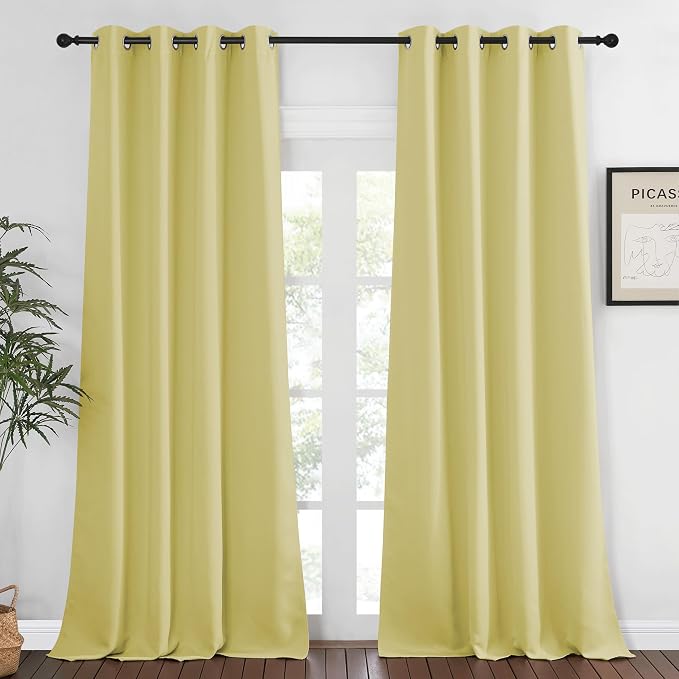 NICETOWN Blackout Curtains 120 inch Length by NICETOWN