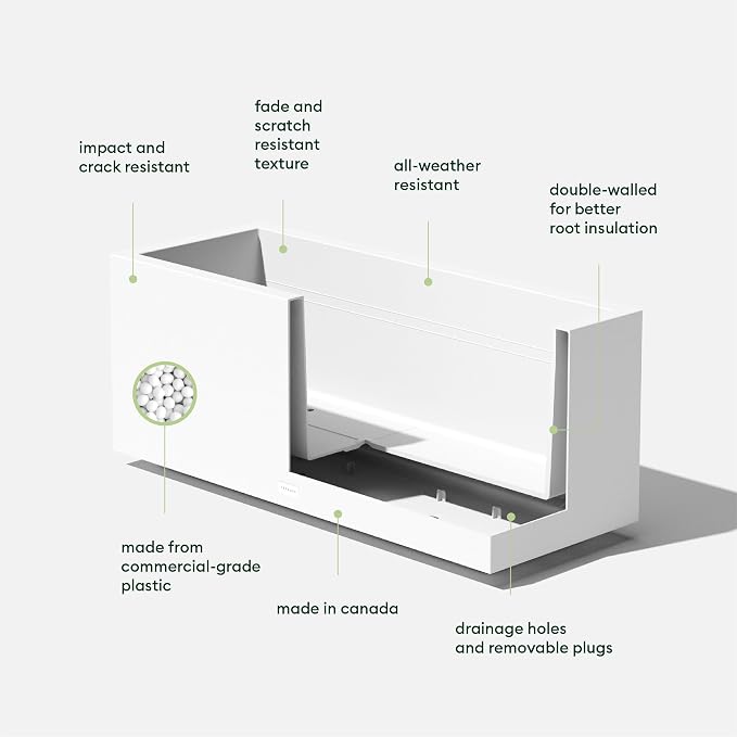 Veradek Block Series Long Box Planter - Image 2