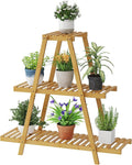 Plant Stand For Indoor Outdoor Tiered Plant Shelf 3 Tier 8 Potted Bamboo Flower by LifeTakesaDifferentTurn