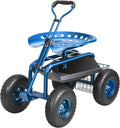 VEVOR Garden Cart Rolling Workseat by VEVOR