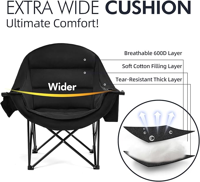 Oversized Camping Chair for Adults - Image 3