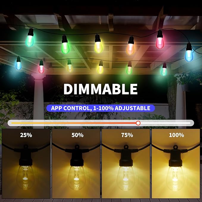 Outdoor String Lights 27FT, Outdoor Lights - Image 5
