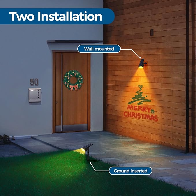Solar Spot Lights Outdoor, Solar Lights Outdoor Waterproof IP65, 4 Lighting - Image 9