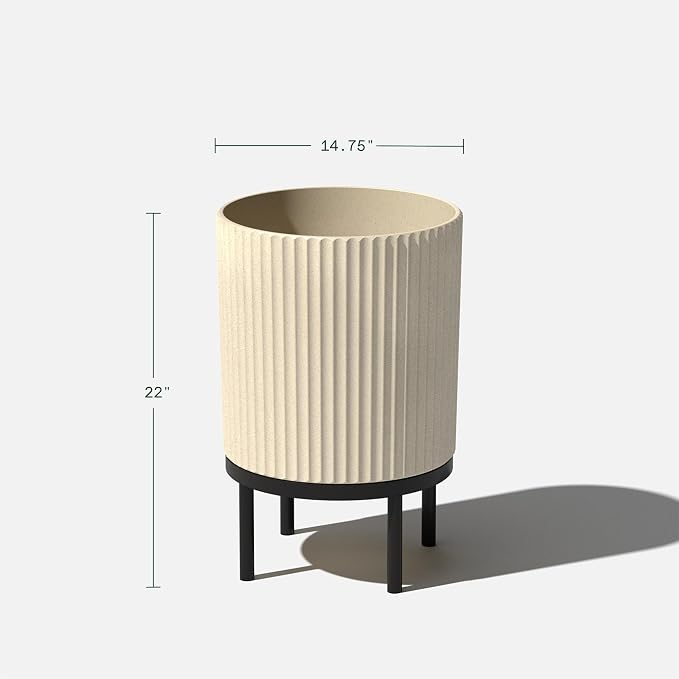 Veradek Demi Series Round Planter w/Stand - Image 3