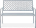 Best Choice Products Outdoor Bench 2-Person Metal Steel Benches Furniture by BestChoiceProducts