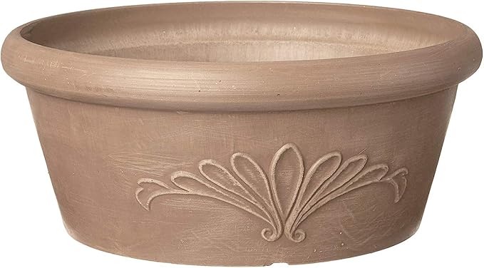 Arcadia Garden Products PSW TA25TP Plastic/Stone/Wood Composite Bulb Pan – No by PSW
