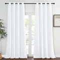 NICETOWN White Room Darkening Curtain 120 inches Long by NICETOWN