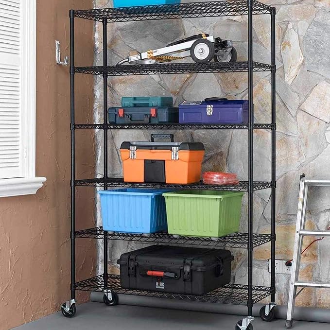 BestOffice | 6-Tier Wire Storage Shelves - Image 4