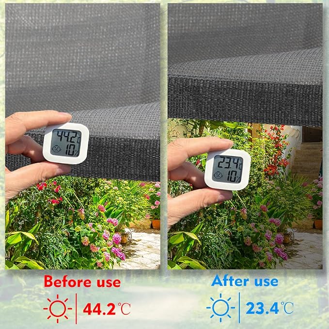 90% Shade Cloth Sun Shade Fabric Privacy Screen Shade Cover - Image 3