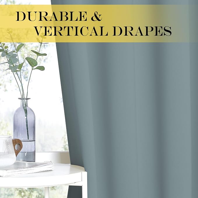 NICETOWN Extra Wide Patio Door Curtain 84 inch Long - Image 6
