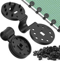 Heavy Duty Round Shade Cloth Clips 100Pcs by HYASIA