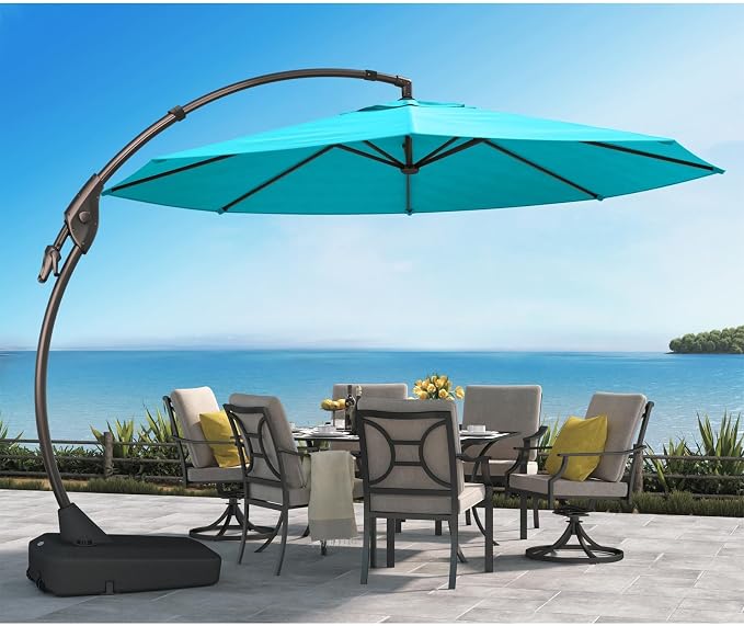 Grand patio 12 FT Sunbrella Cantilever Umbrella by GrandPatio