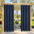 NICETOWN Outdoor Curtain for Patio Waterproof Extra Long 120", Windproof by NICETOWN