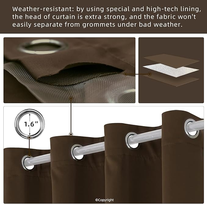 DIVA EN CAMINO DEC Water Proof Outside Curtains - Image 3