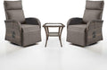 Dual-Adjust Swivel Outdoor Recliner Chair Set of 3 by Belord