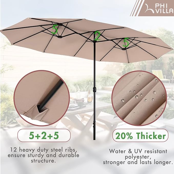 PHI VILLA 8 Piece Patio Dining Set - Image 5
