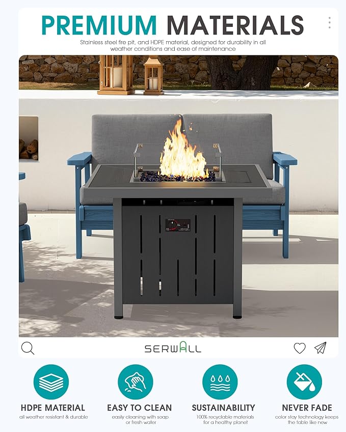 SERWALL Patio Furniture Set - Image 7