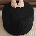 Pouf Ottoman Foot Stools with Foam Small Ottoman by WSOFRLAC