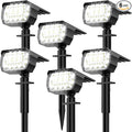 Solar Spot Lights Outdoor, Solar Lights Outdoor IP65 Waterproof, 3 Modes Solar by MinPea