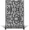 VINGLI Privacy Fence Panels, 72H’’ x 47W’’ Metal Privacy Screen Freestanding by VINGLI