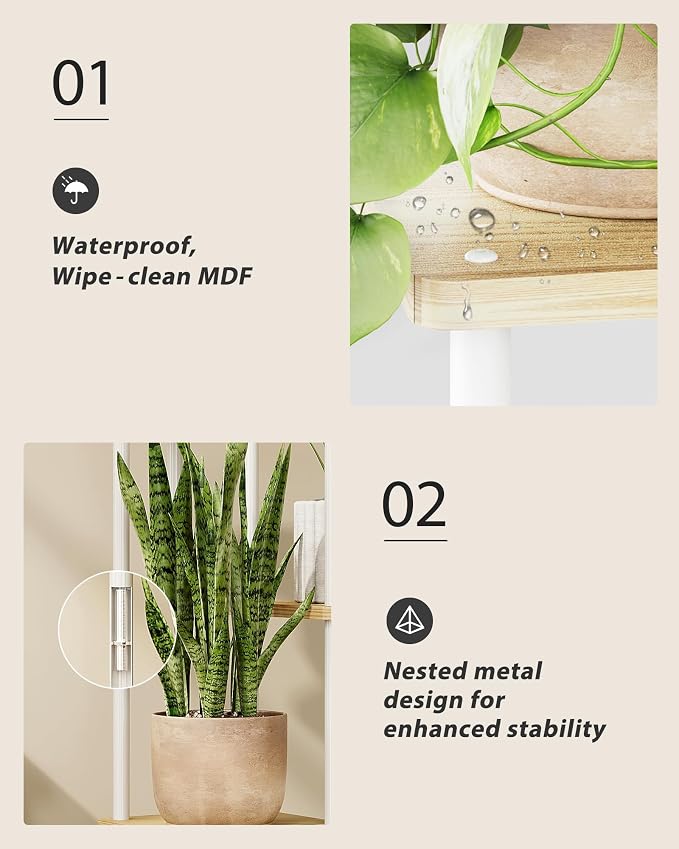 Tall Plant Stand Indoor 6 Tiered Plant Shelf - Image 5