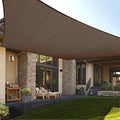 LOVE STORY 6.5/10/12/13/1416/20 Rectangle Brown Sun Shade Sail Canopy UV Block by LOVESTORY