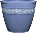 Classic Home and Garden Corinthian Resin Flower Pot Planter, Slate Blue by ClassicHomeandGarden
