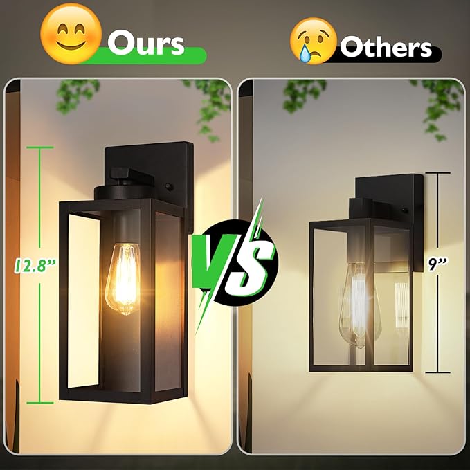Outdoor Wall Light Fixtures, Exterior Waterproof Wall Lanterns, Porch Sconces - Image 2
