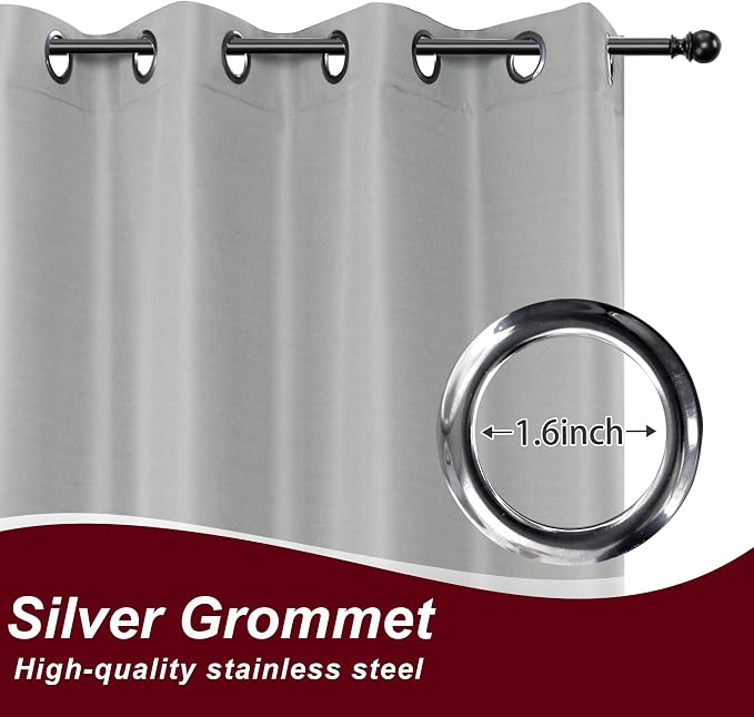 HolidayIdeas Grommet Outdoor Curtains - Image 2