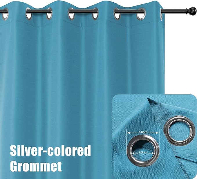BONZER Extra Wide Waterproof Outdoor Curtains - Image 2