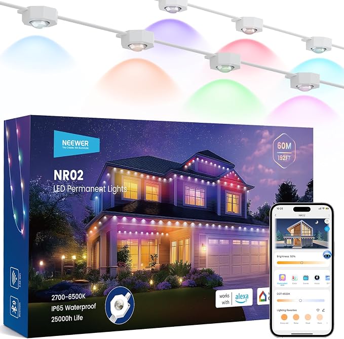 NEEWER 196ft Permanent Outdoor Lights by Neewer