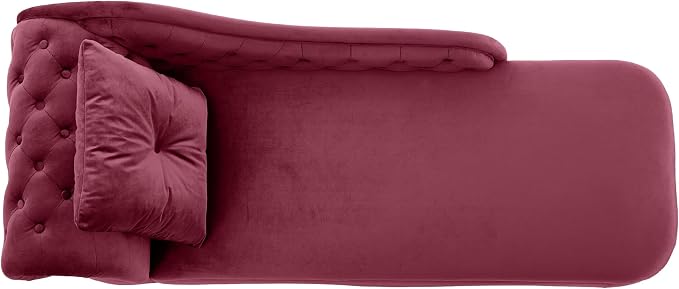 Merax 62'' Velvet Chaise Lounge Indoor - Image 7