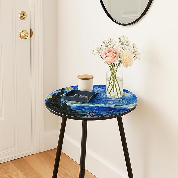 Outdoor Side Table Set of 2 Patio Side Tables - Image 6