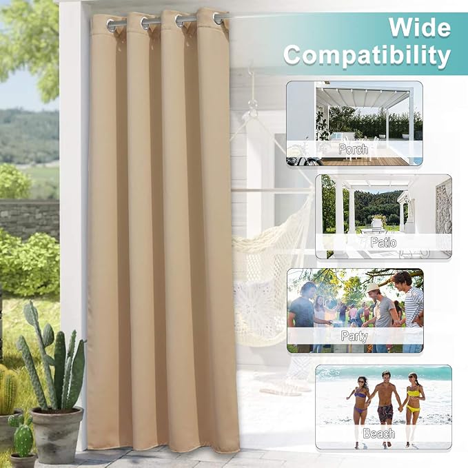 NICETOWN Indoor & Outdoor Curtain - Image 8