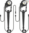 2 Pack Extendable Outdoor Landscape Lights, 12V Low Voltage Landscape Lighting by IRISECO