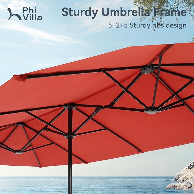 PHI VILLA Patio Dining Set 8 PCS - Image 7