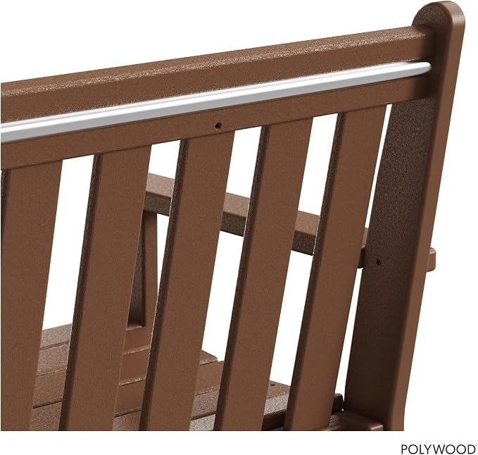 POLYWOOD GNB60TE Vineyard 60" Bench - Image 7
