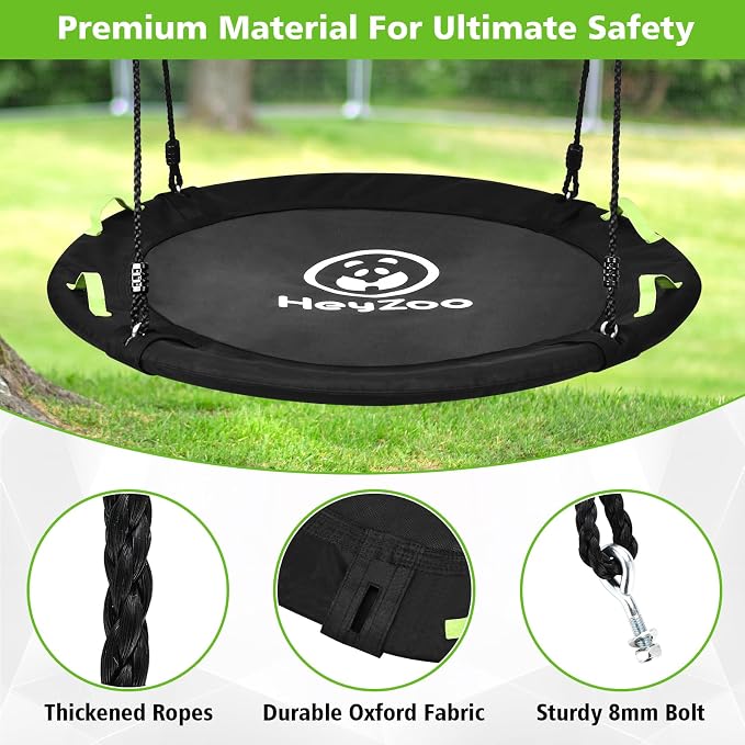 Tree Swing, 60 inch Larger Saucer Swing - Image 5