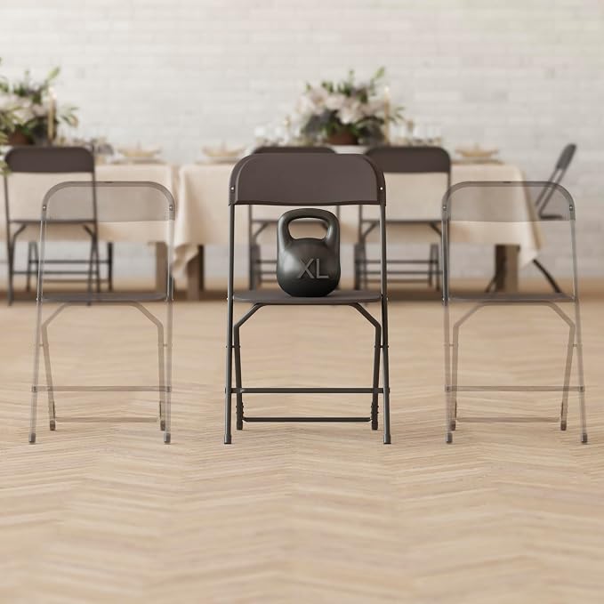 Flash Furniture Hercules Series Big & Tall Stackable Plastic Folding Chairs - Image 11